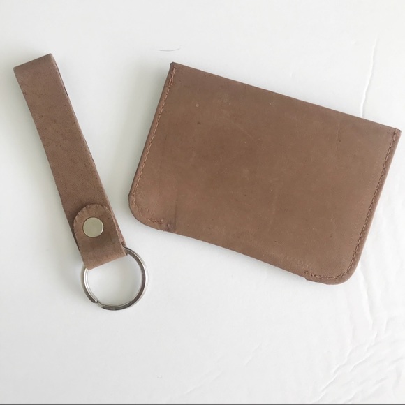 handmade in India-Key & Credit Card Leather Holder - Picture 3 of 5